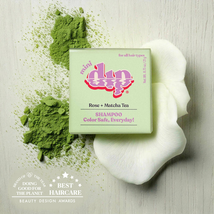 Mini Dip Shampoo Bar: Color Safe, Everyday - Rose & Matcha Tea