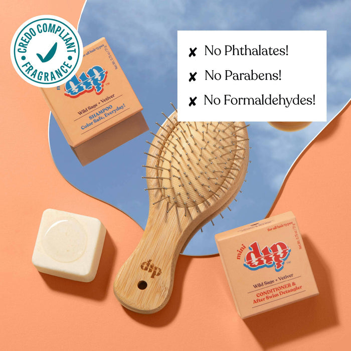 Mini Dip Shampoo Bar: Color Safe, Everyday - Wild Sage & Vetiver