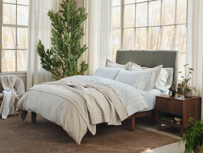 Mirada Organic Matelasse Coverlet