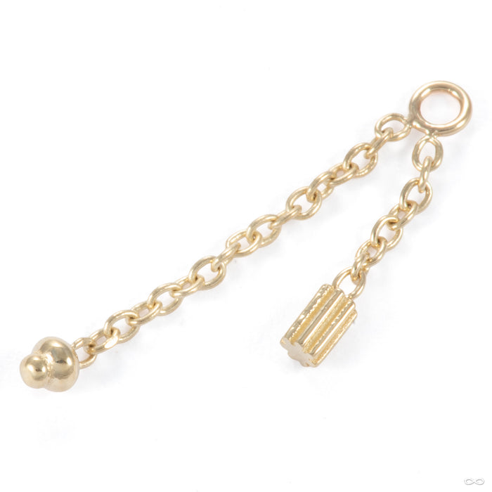 Mixed Bag 25 Charm in 14k Yellow Gold from Pupil Hall