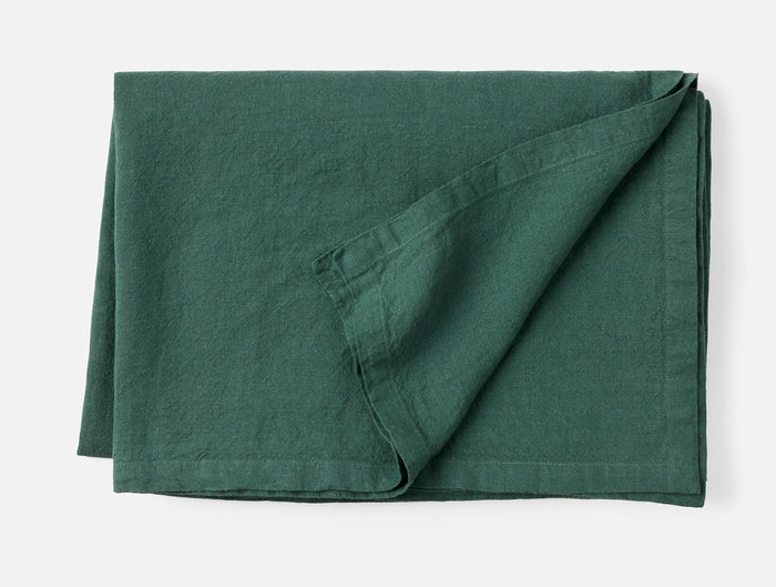 Mojave Organic Linen Throw - Coyuchi | Evergreen