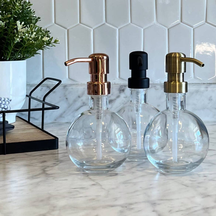 Moon Recycled Glass Soap Dispenser