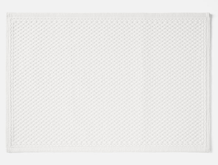 Moonstone Organic Bath Rug - Coyuchi | Alpine White