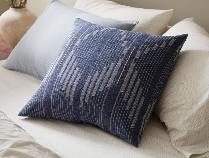 Morelia Organic Pillow Cover | Moonlight Blue