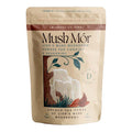 A stand-up pouch of Mush Mór Lion's Mane Mushroom powder and seasoning, shown against a plain white background.