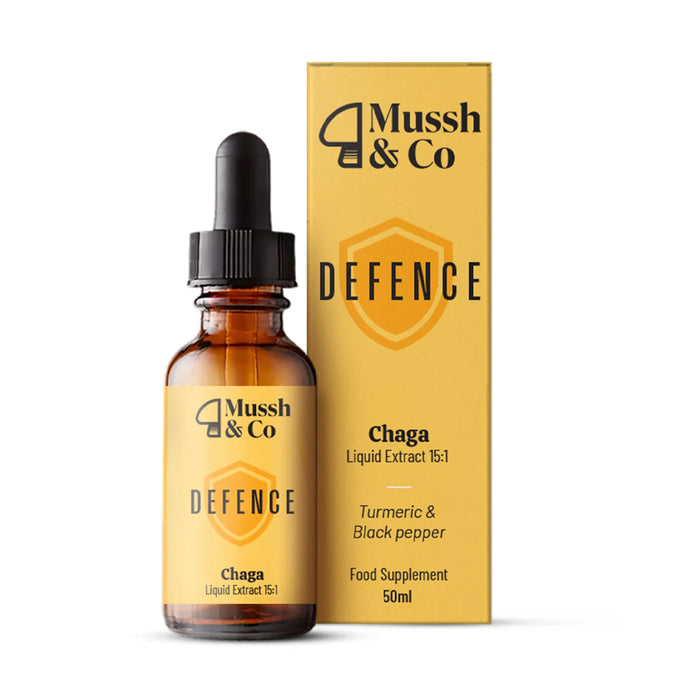 Mussh & Co Chaga Defence Drops With Turmeric & Black Pepper
