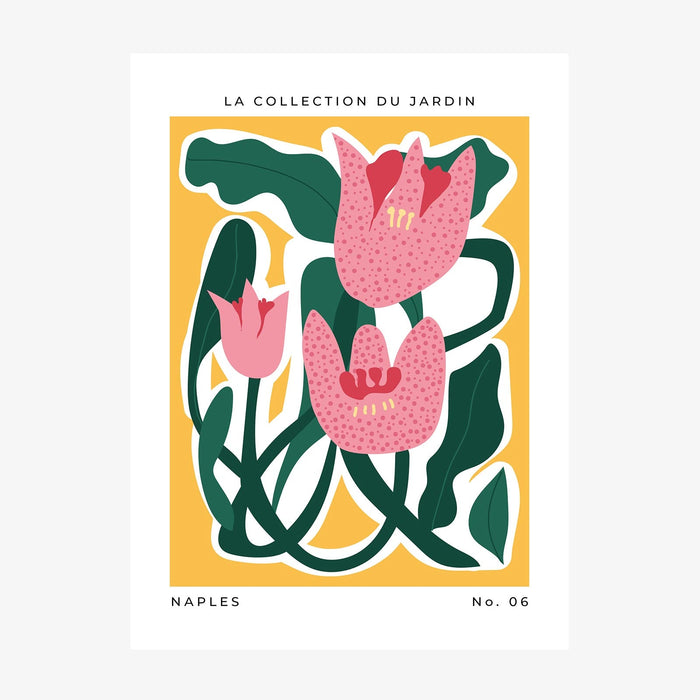 Naples Flower Market wall art print