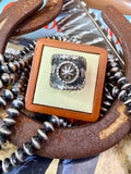 Native American Sterling Silver Starshot Ring size 7.5