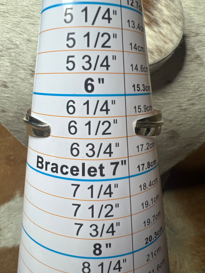 Native Made 5 Stone Kingman Feather Cuff