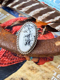 Native Made Adjustable Buffalo Ring by Donovan Skeets