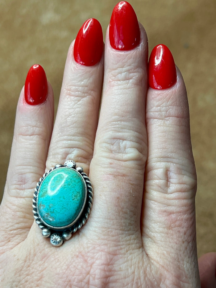 Native Made AdjutTurquoise Ring