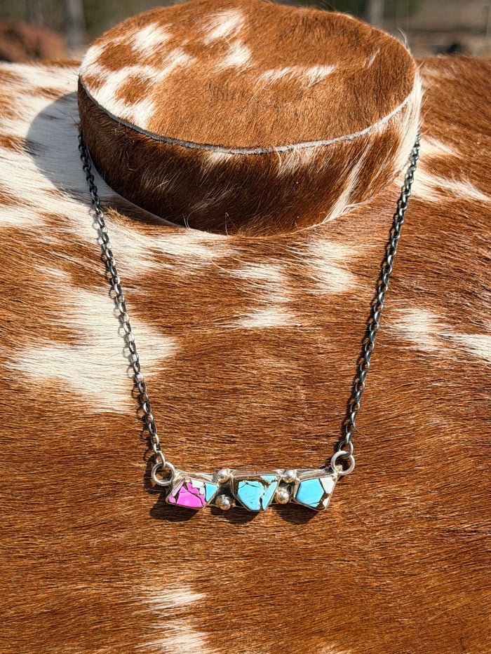 Native Made Cotton Candy Necklace