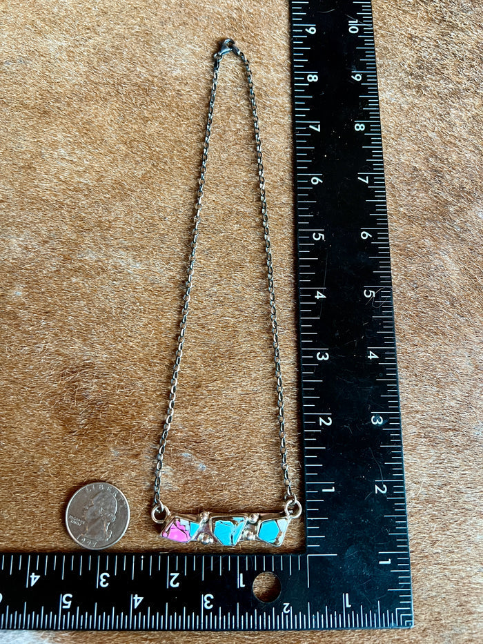 Native Made Cotton Candy Necklace