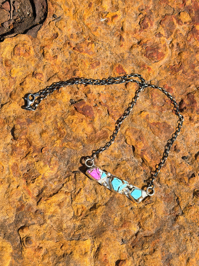 Native Made Cotton Candy Necklace
