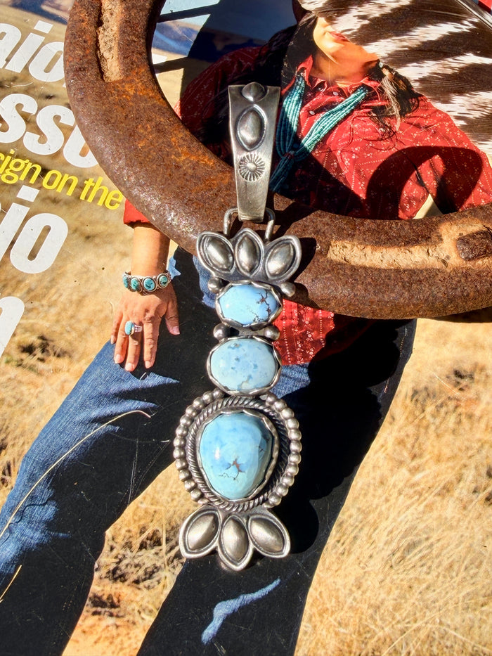 Native Made Golden Hills Pendant by Phillip Begay