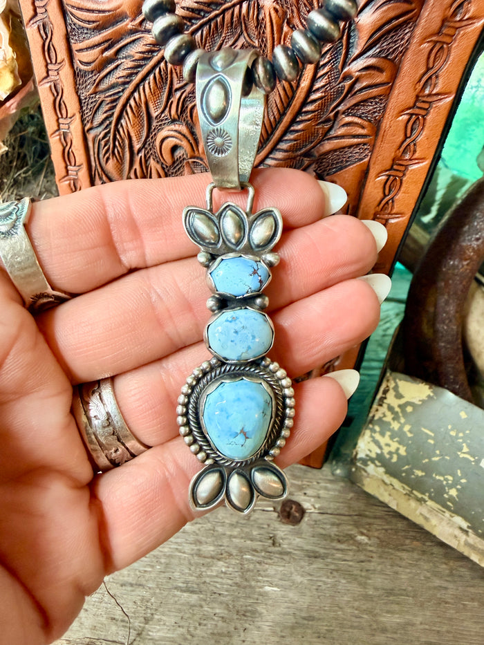 Native Made Golden Hills Pendant by Phillip Begay