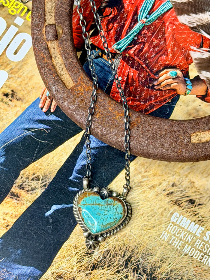 Native Made Mine #8 Heart Necklace