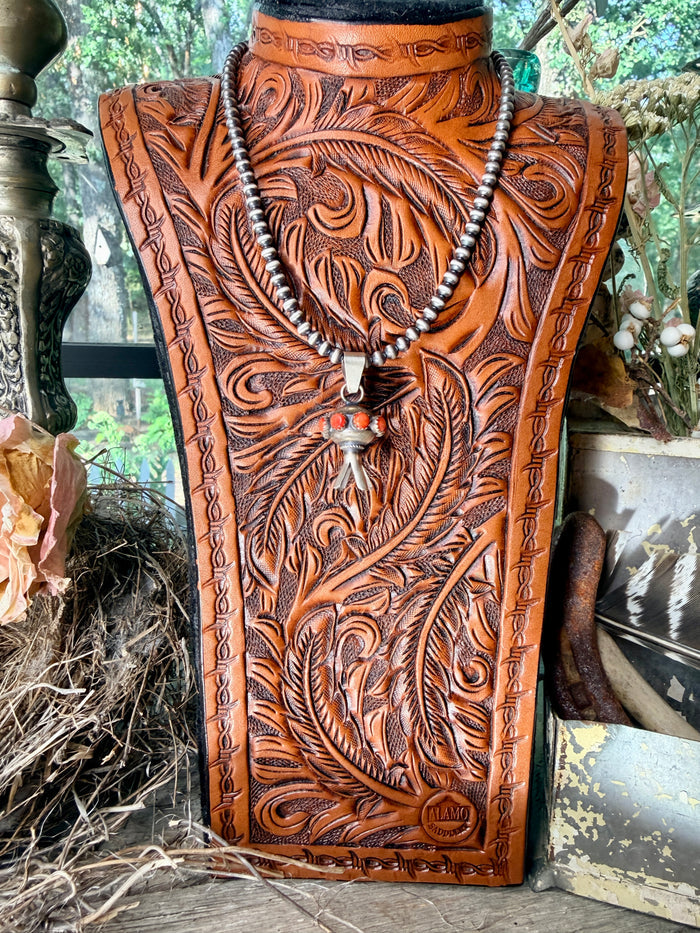 Native Made Monica Smith Navajo Blossom Pendant- Choose your color