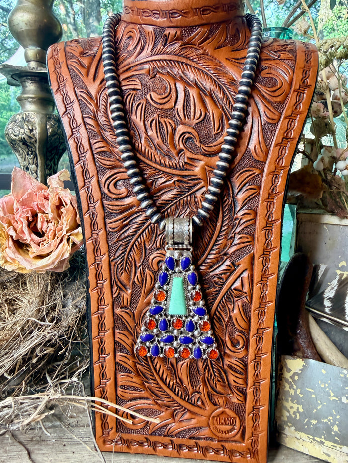 Native Made Multi-Stone Pendant