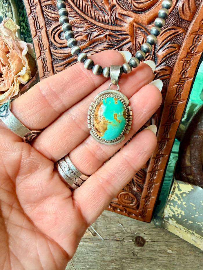 Native Made Pendant By Freda Martinez