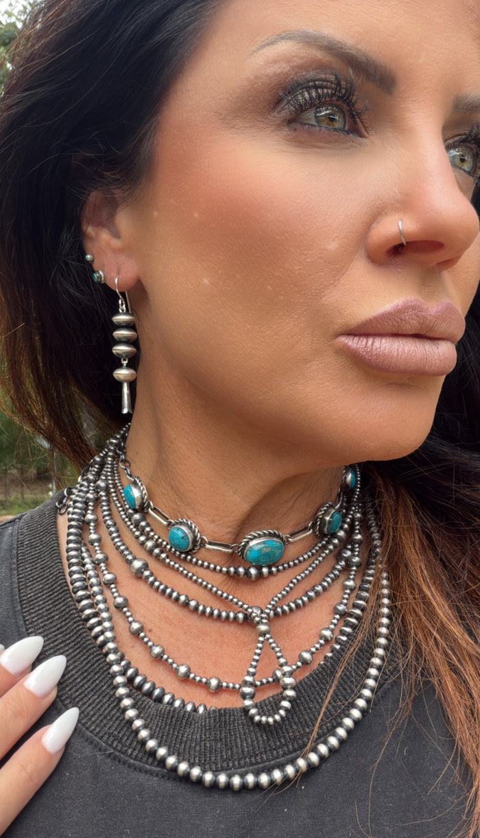 Native Made Saucer and Blossom Earrings by Preston Haley