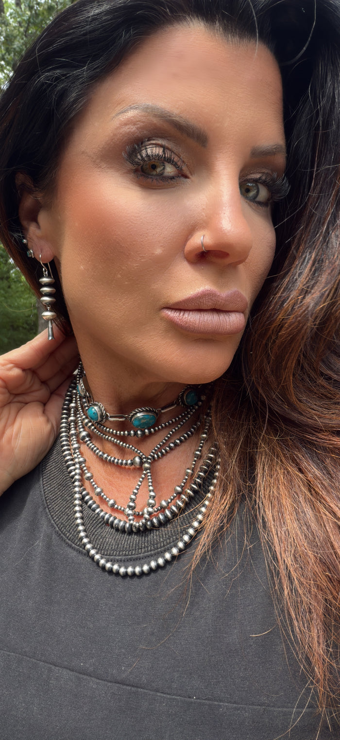Native Made Saucer and Blossom Earrings by Preston Haley