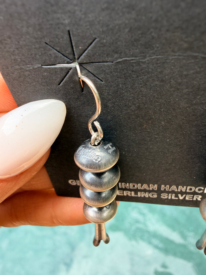 Native Made Saucer and Blossom Earrings by Preston Haley
