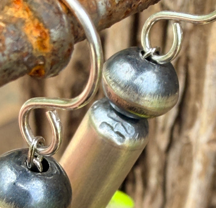 Native Made Saucer, Barrel and Blossom Earrings by Tonisha Haley