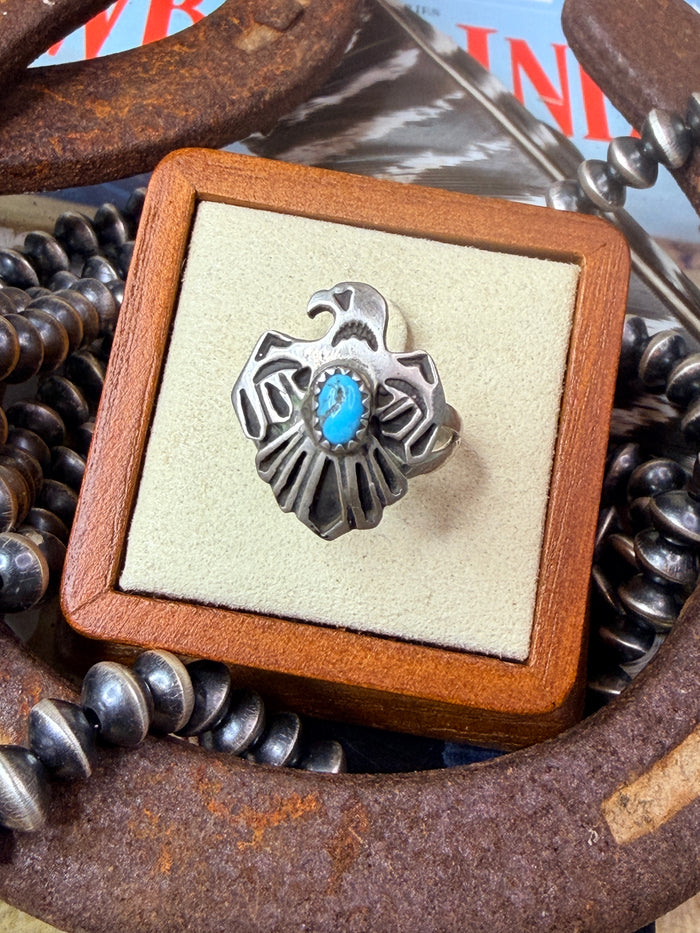 Native Made Thunderbird Ring size 7.5