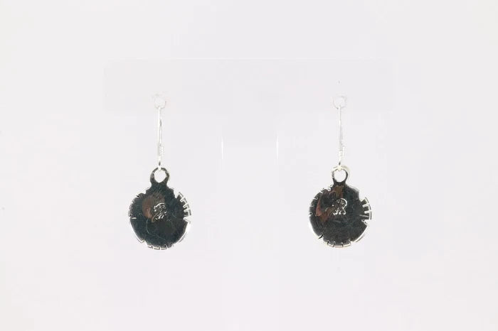 Native Made Turquoise Dangle Earrings by Amos Begay