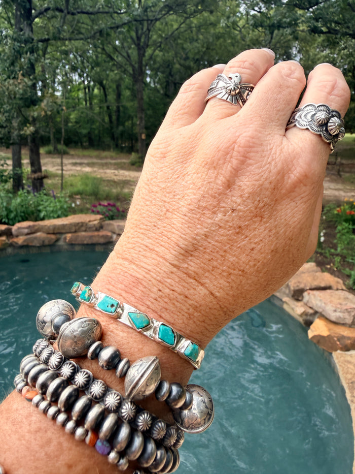 Native Made Turquoise Stone Cuff