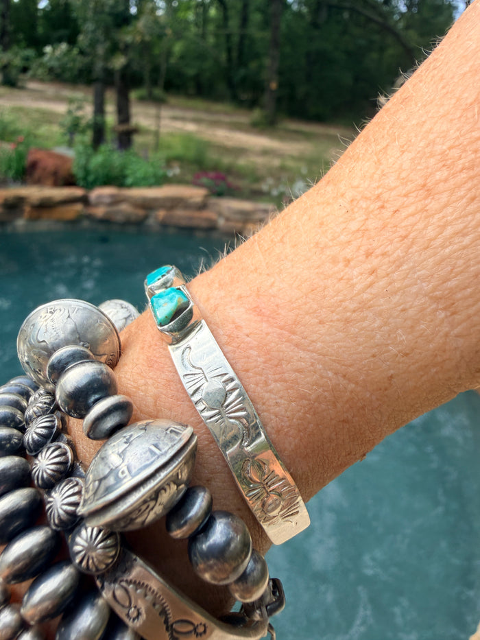 Native Made Turquoise Stone Cuff