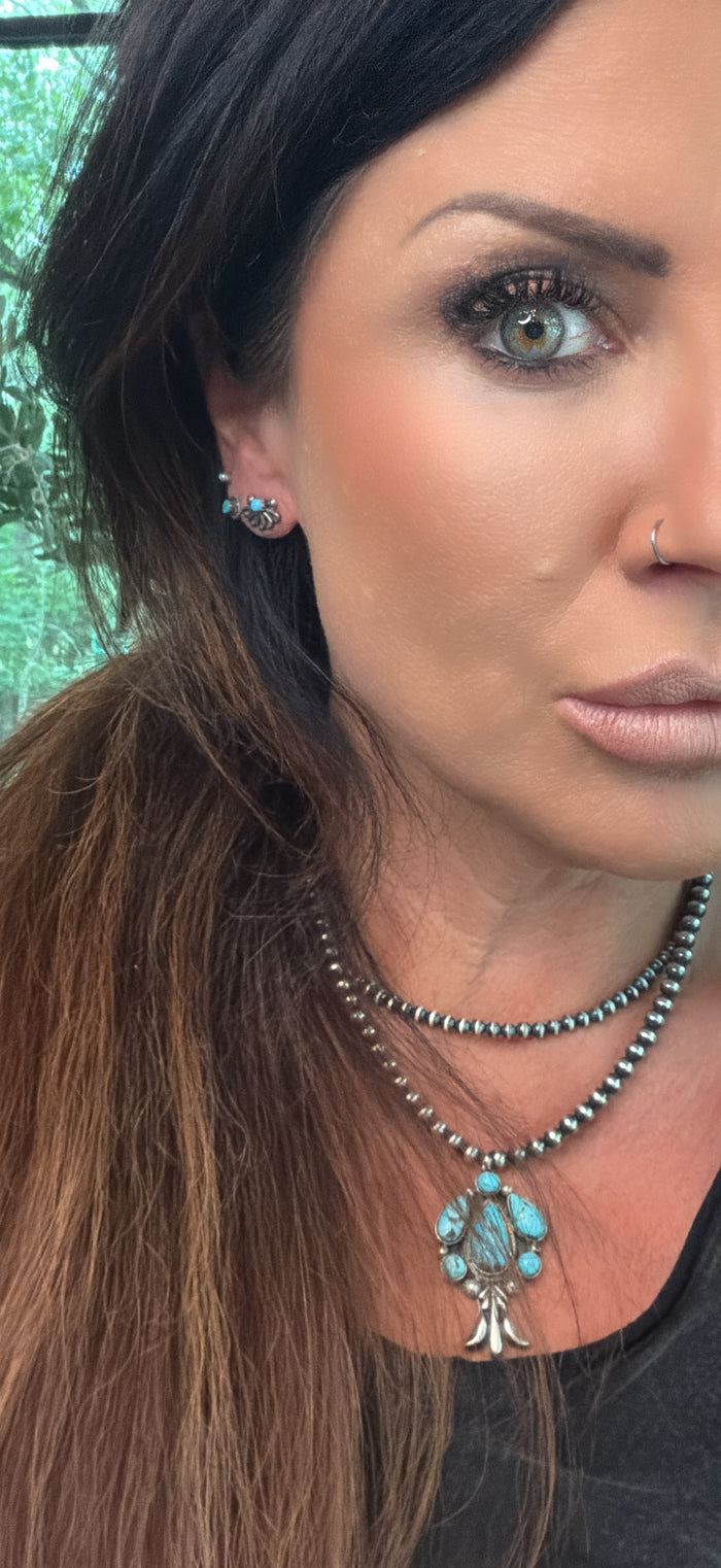 Native Made Turquoise Studs