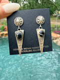 Native Made White Buffalo And Stamped Sterling Silver Detail by Dakota Willie