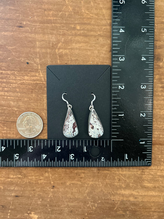 Native Made Wild Horse Teardrop Earrings by Alice Johnson
