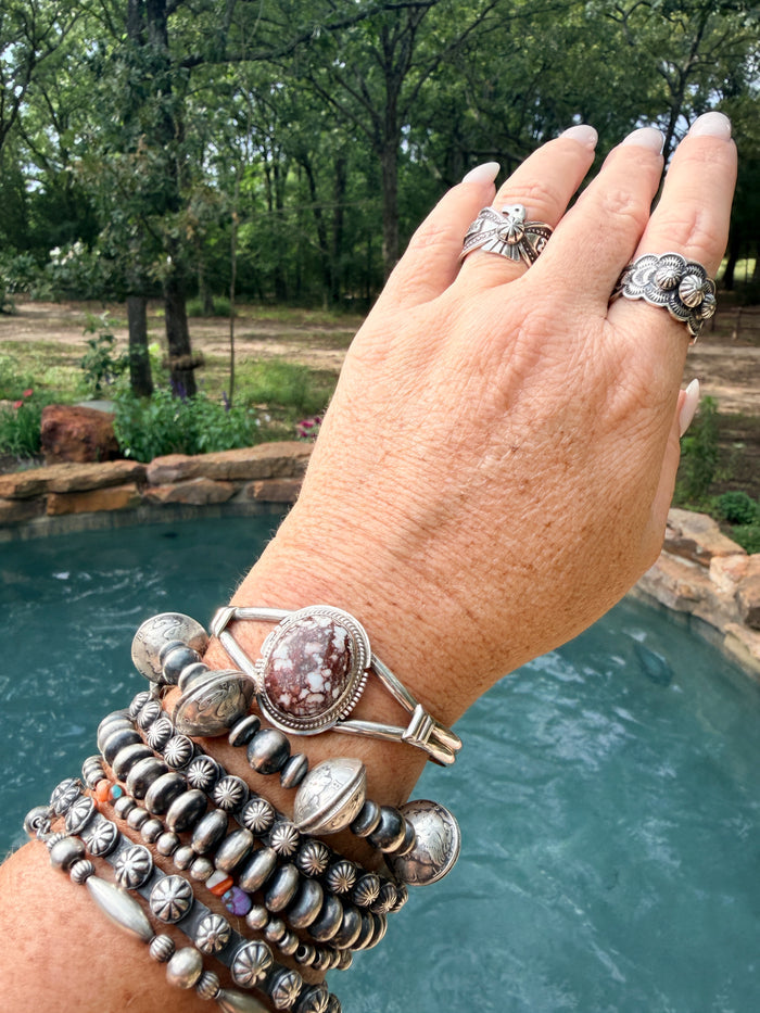 Native Made Wildhorse Cuff by Larson Lee