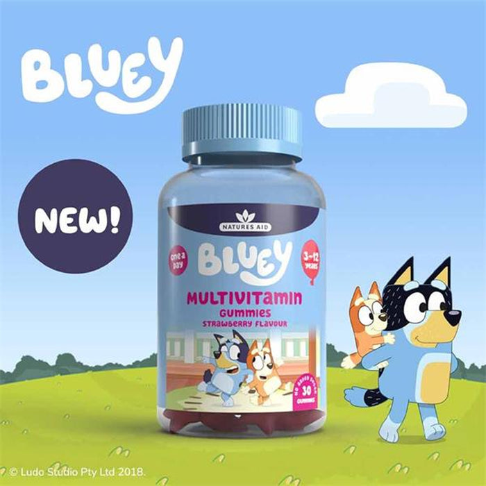 Nature's Aid Bluey Multivitamin Support Gummies
