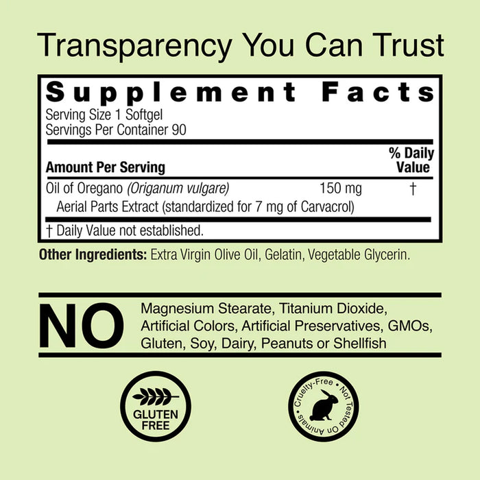 Nature's Answer Oil of Oregano Softgels