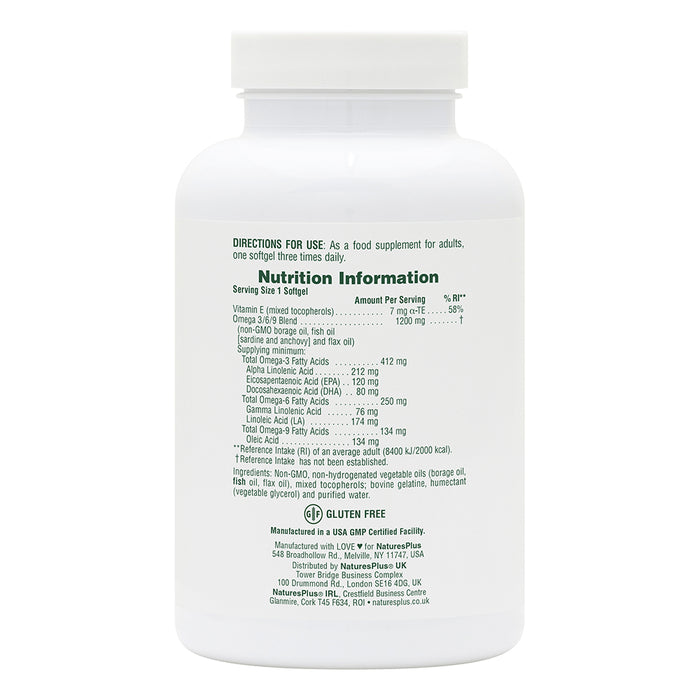 Nature's Plus Ultra Omega 3/6/9