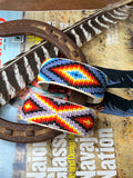 Navajo Handmade Beaded Cuff by Jacqueline Cleveland