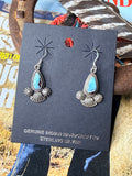 Navajo Handmade Golden Hills Earrings by Verley Betone