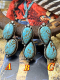 Navajo Handmade Mine #8 Adjustable Ring by Eugene Belone
