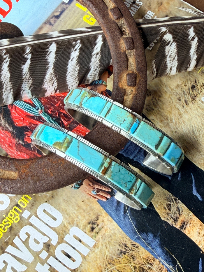 Navajo Handmade Mine #8 Cuff by Steve Francisco