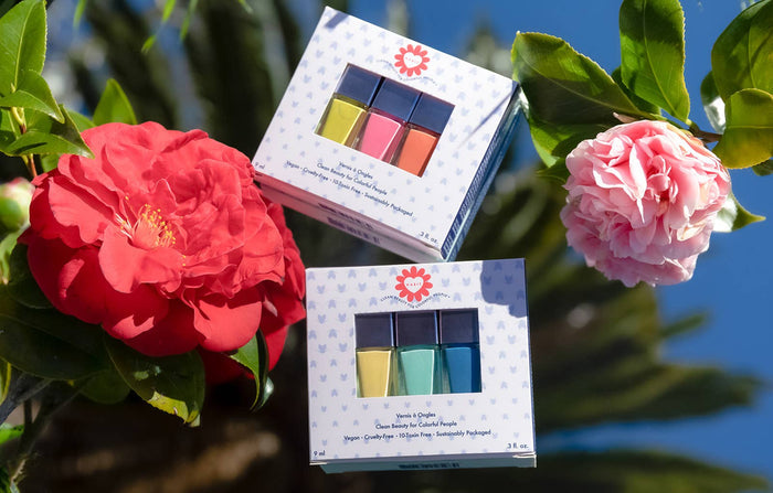 Non-Toxic + Vegan Nail Polish Baby Trio in Beach House