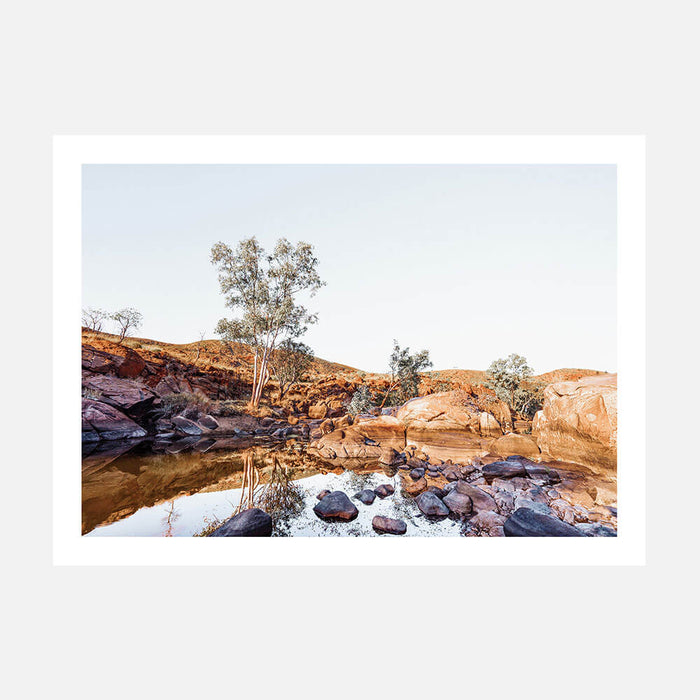 A photo wall art print featuring a Northern Territory rural landscape.