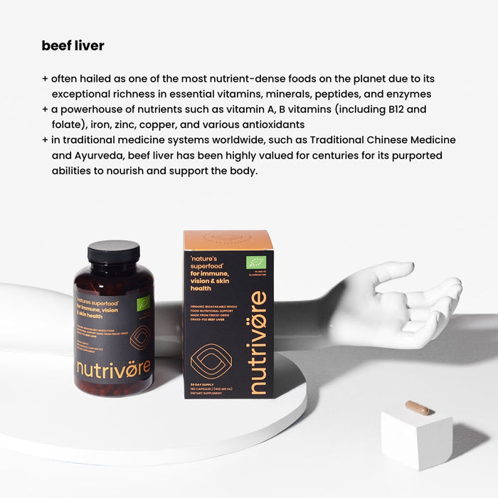 Nutrivore Organic Beef Liver