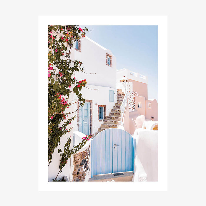 Oia Retreat wall art print