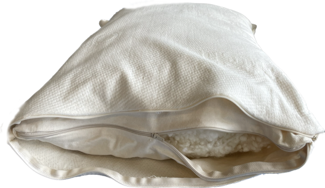 Oreiller flocons de laine Wool Bliss
