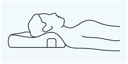 Oreiller Somnia 03 pour dormir sur le dos