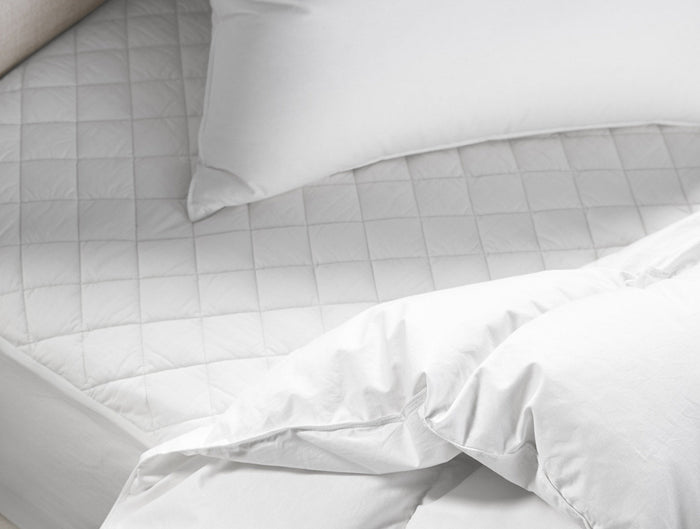 Organic Cotton Mattress Pad | White